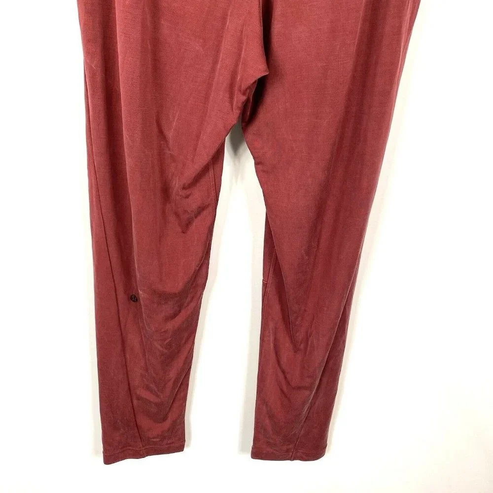 lululemon lab Rappu Jogger High Waist Zesty‎ Auburn Cupro Full Length